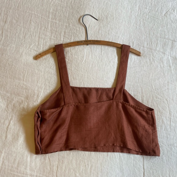 First Rite Ruffle Tank - Adobe Medium - Picture 4 of 6